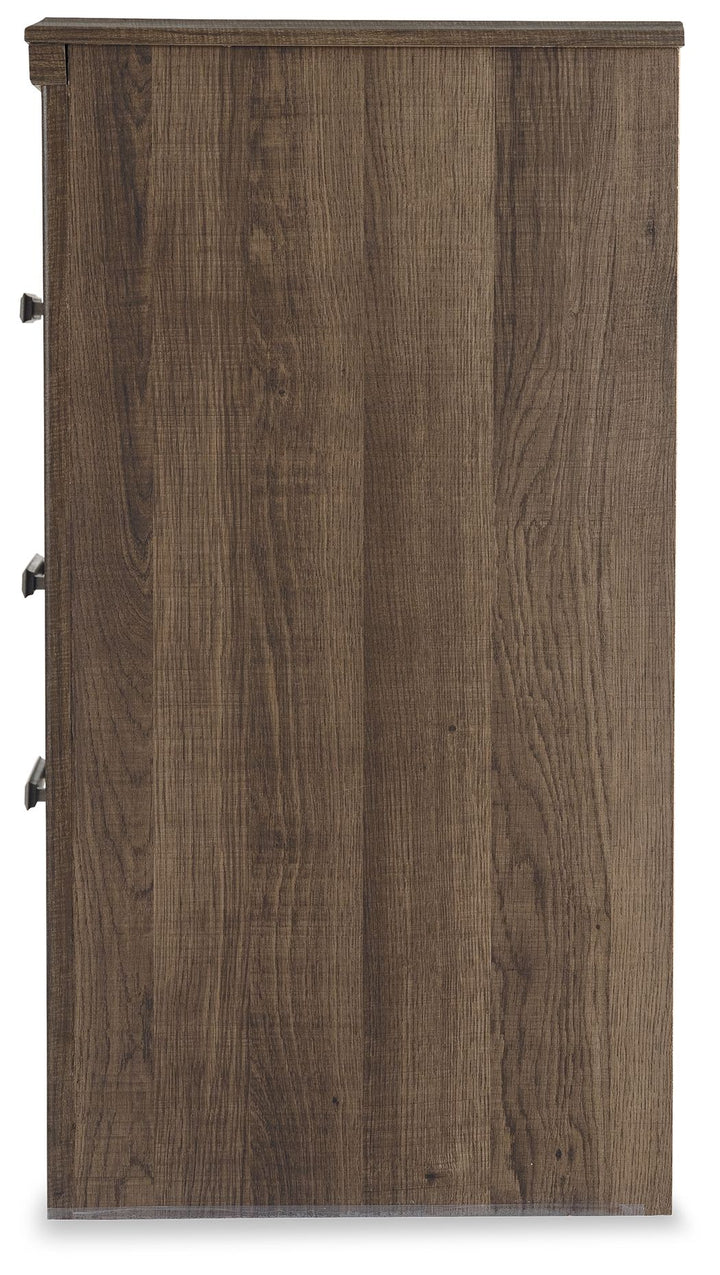 Juararo - Two Drawer Night Stand - Dark Brown