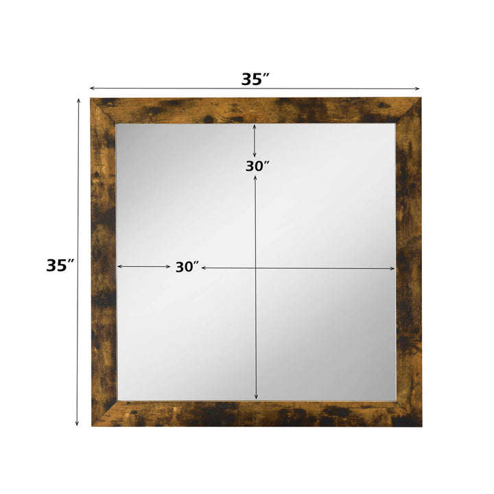 Juvanth - Mirror - Rustic Oak