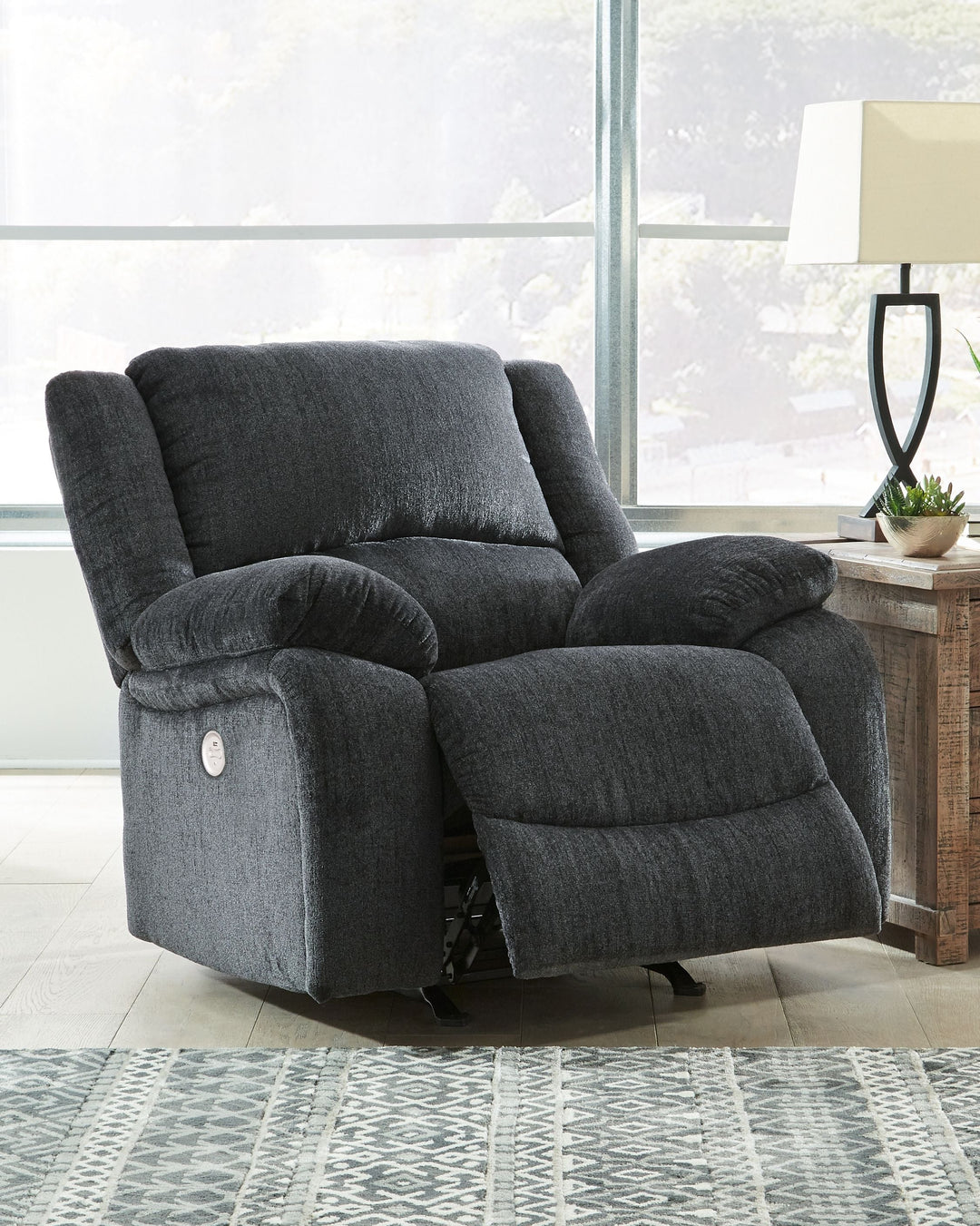 Draycoll - Power Rocker Recliner - Slate