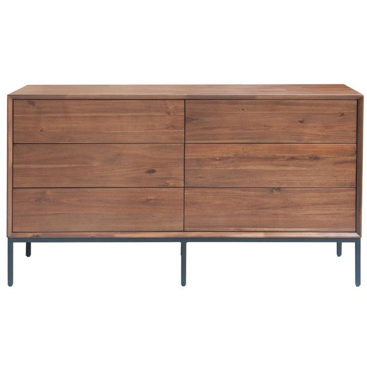 Hathaway Dresser 6 Drawers - Newton Brown - view 3