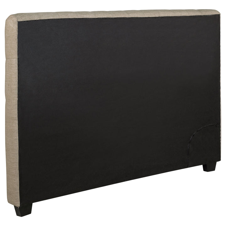 Chloe - Upholstered California King Panel Headboard - Oatmeal