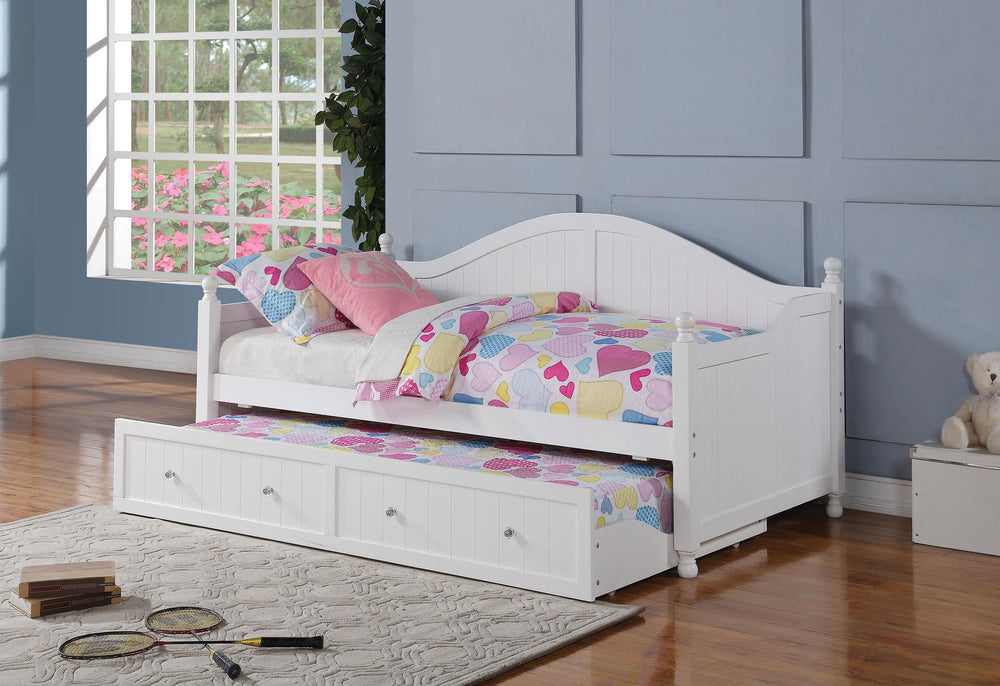 coaster-furniture-300053-julie-ann-wood-twin-daybed-with-trundle-white