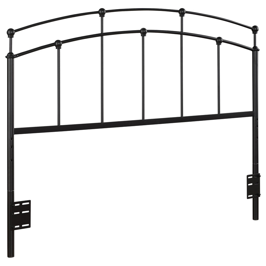 Coaster Furniture 300190QF Bryant Metal Queen or Full Open Frame Headboard Black