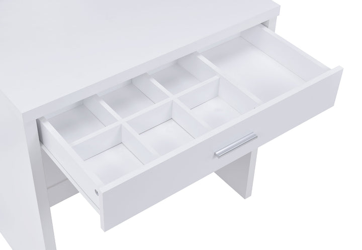 Harvey - Vanity Set With Lift - Top Stool - White