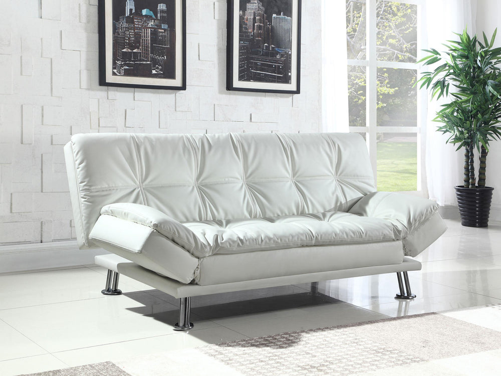 coaster-furniture-300291-dilleston-upholstered-tufted-convertible-sofa-bed-white