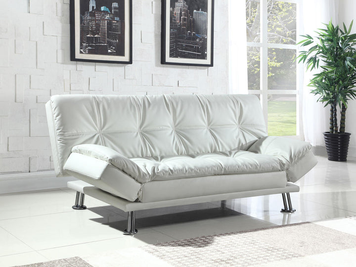 coaster-furniture-300291-dilleston-upholstered-tufted-convertible-sofa-bed-white