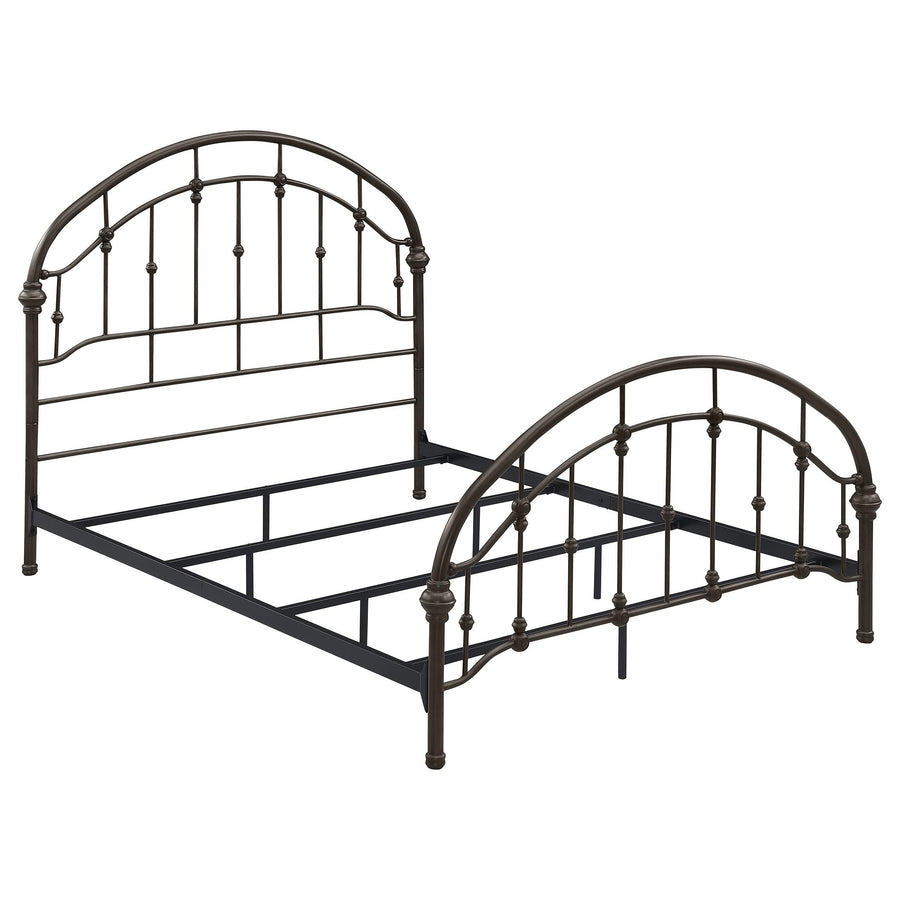 Coaster Furniture 300407Q Rowan Metal Queen Open Frame Bed Dark Bronze