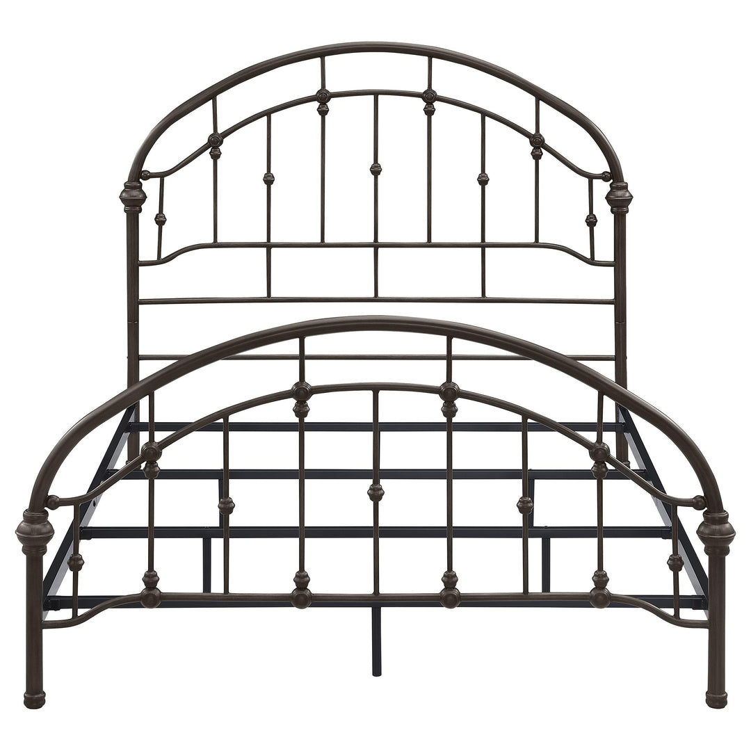 Coaster Furniture 300407Q Rowan Metal Queen Open Frame Bed Dark Bronze