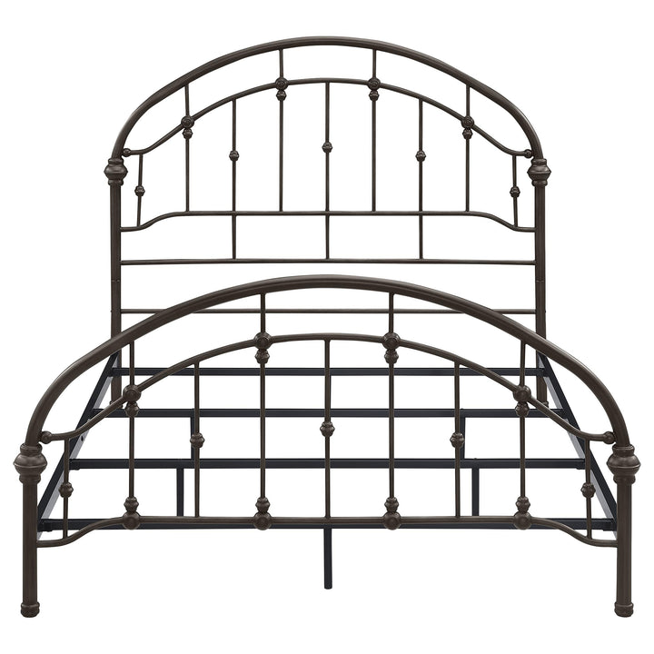 Coaster Furniture 300407Q Rowan Metal Queen Open Frame Bed Dark Bronze