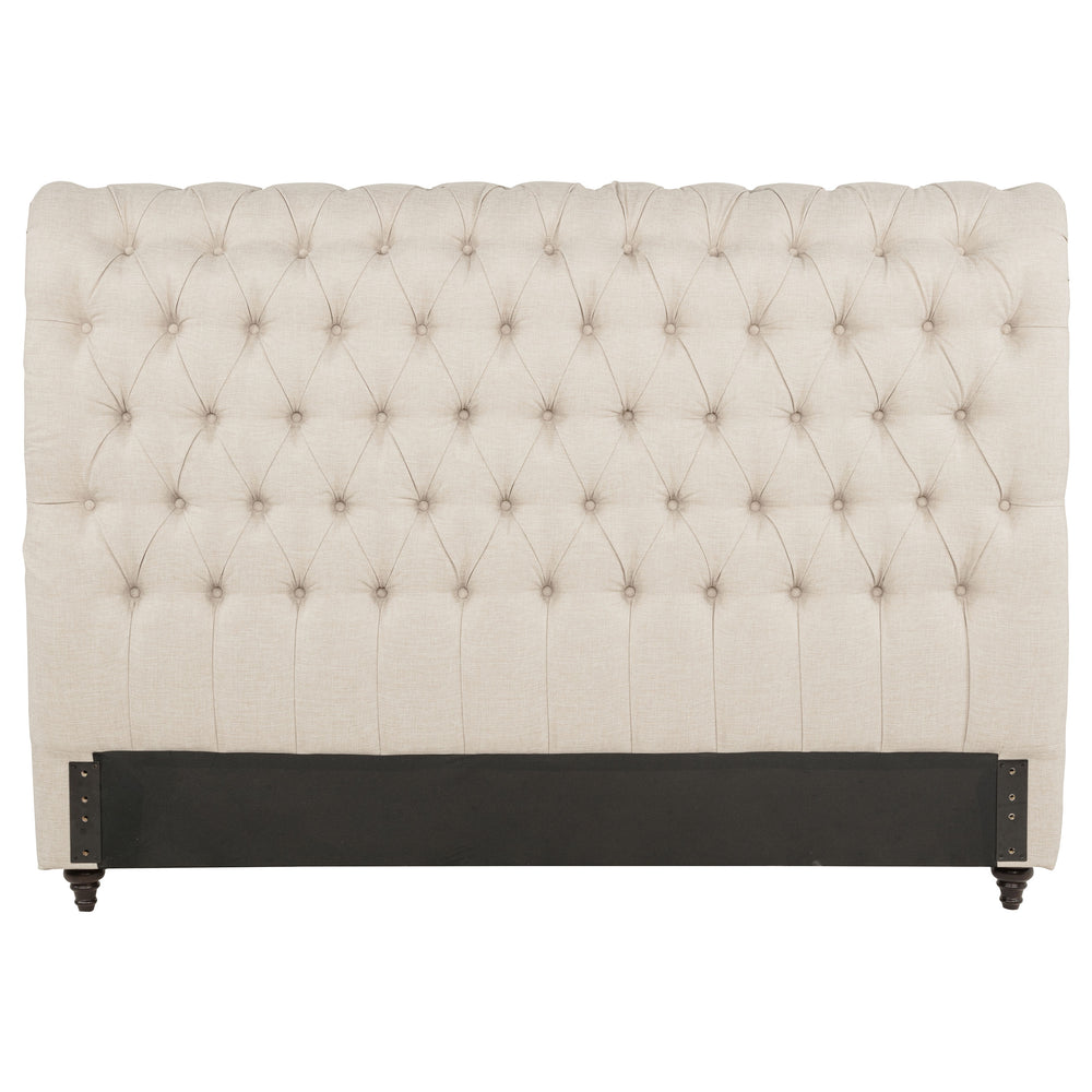 Devon - Upholstered Full Panel Headboard - Beige