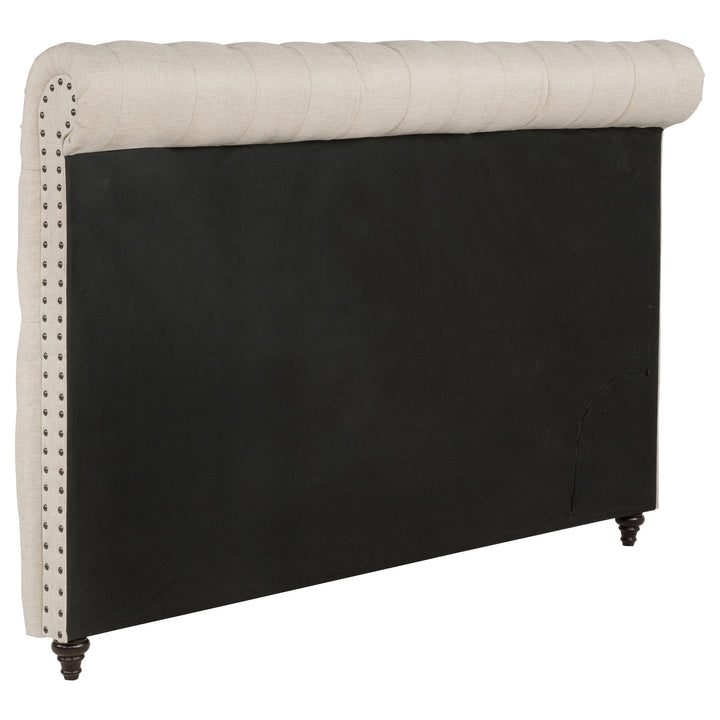 Devon - Upholstered Full Panel Headboard - Beige