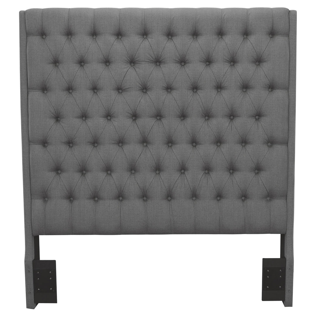 Coaster Furniture 300621KEB1 Camille Upholstered Eastern King Panel Headboard Grey