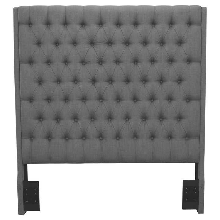 Coaster Furniture 300621KEB1 Camille Upholstered Eastern King Panel Headboard Grey