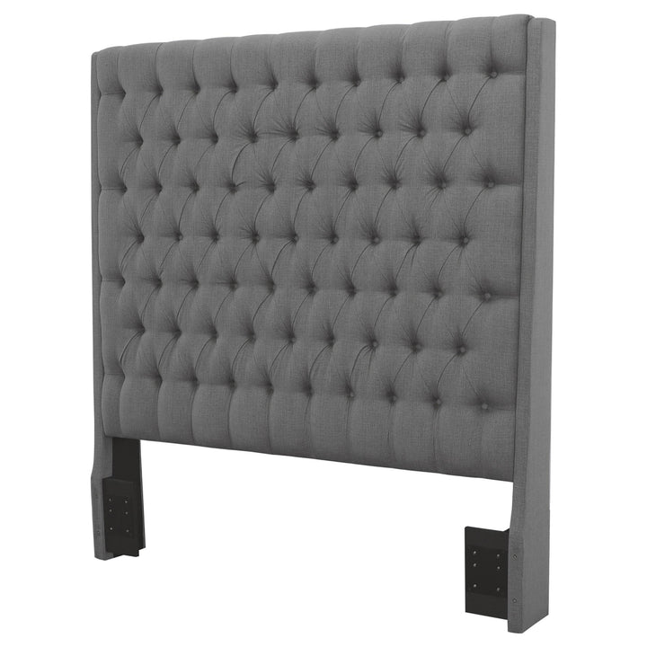 Coaster Furniture 300621KEB1 Camille Upholstered Eastern King Panel Headboard Grey