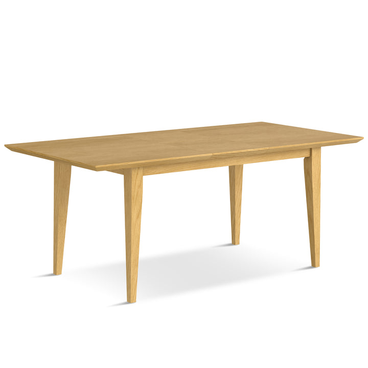 Colby 60-76 inch x 36 inch Rectangle Contemporary Extendable Dining Table in Oak