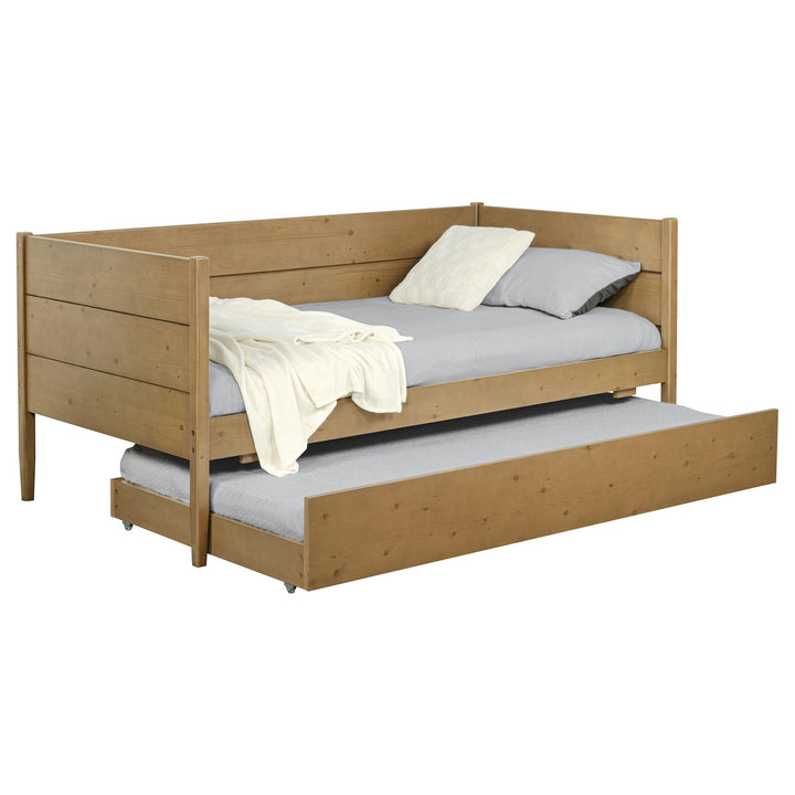 Coaster Furniture 300685 Calinda Wood Twin Daybed With Trundle Natural