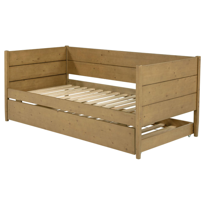 Coaster Furniture 300685 Calinda Wood Twin Daybed With Trundle Natural