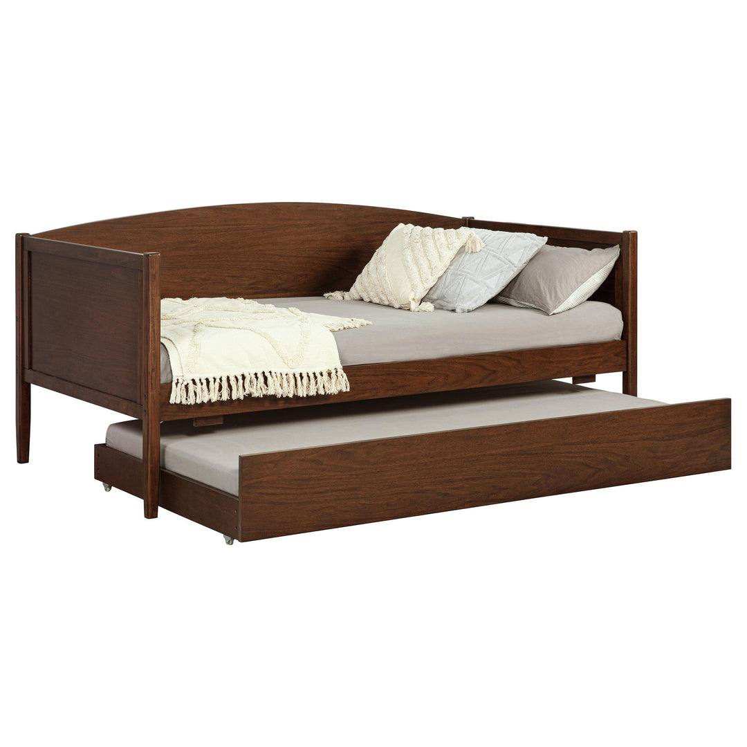 Coaster Furniture 300686 Bozeman Wood Twin Daybed With Trundle Medium Walnut