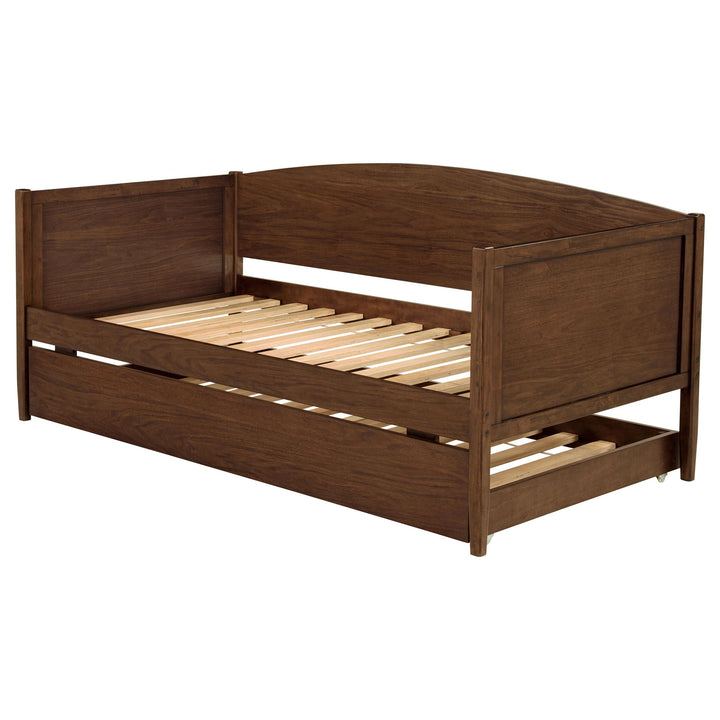 Coaster Furniture 300686 Bozeman Wood Twin Daybed With Trundle Medium Walnut