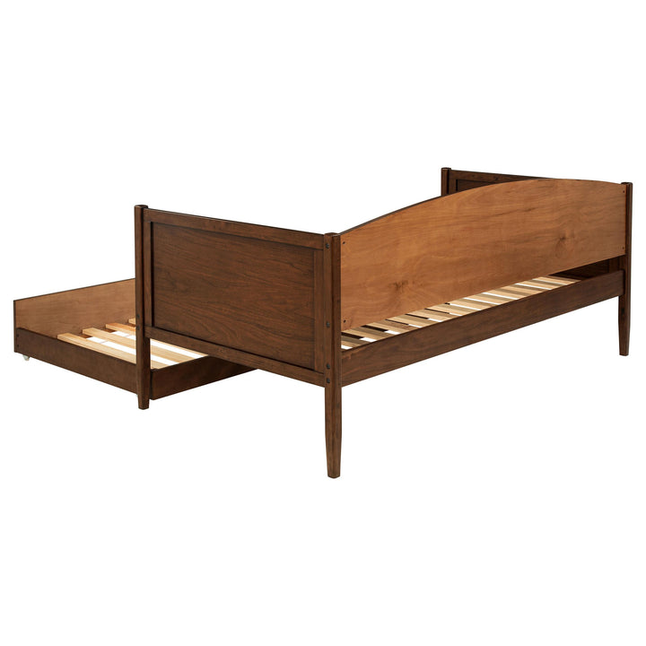 Coaster Furniture 300686 Bozeman Wood Twin Daybed With Trundle Medium Walnut