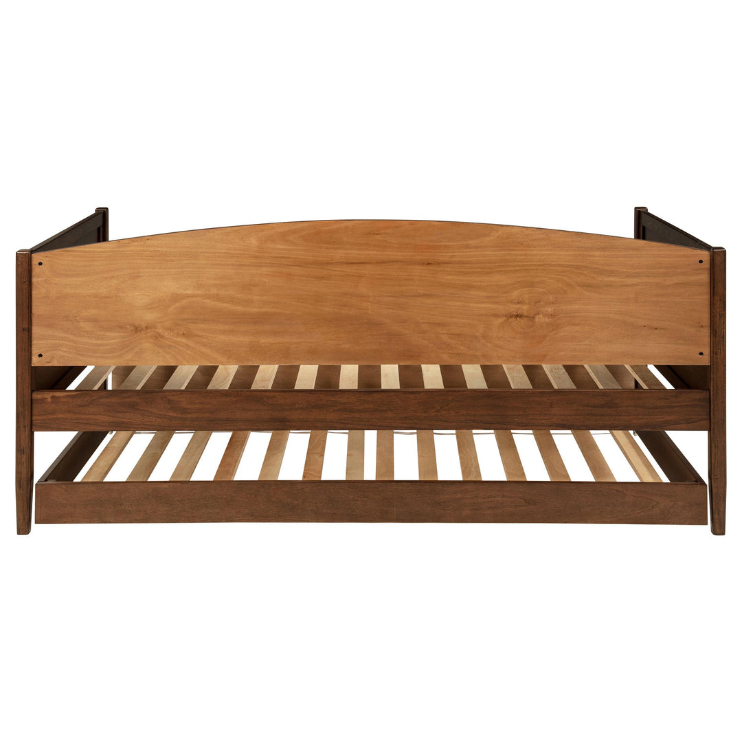 Coaster Furniture 300686 Bozeman Wood Twin Daybed With Trundle Medium Walnut