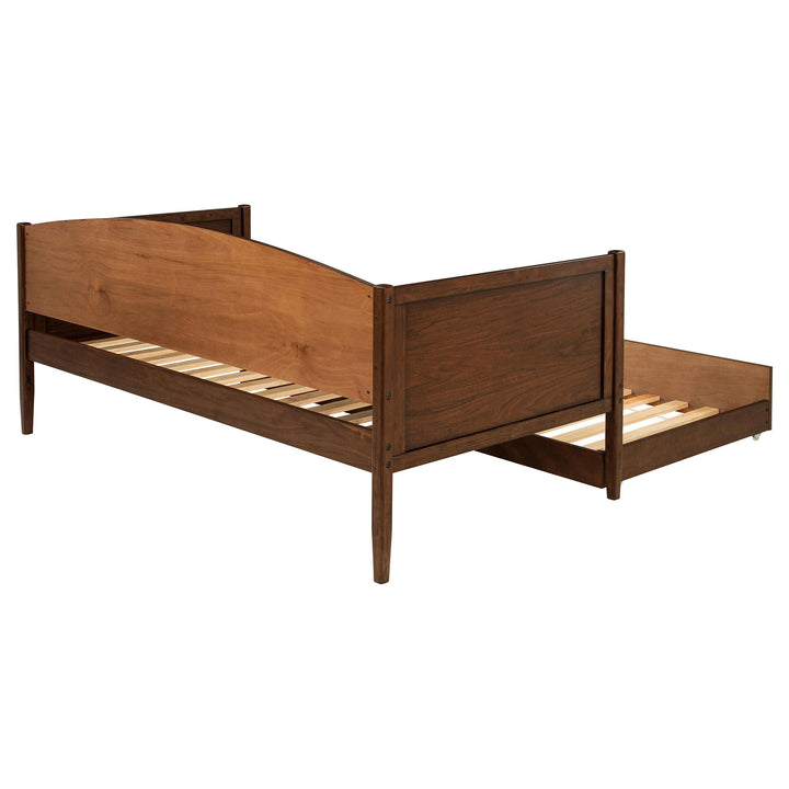 Coaster Furniture 300686 Bozeman Wood Twin Daybed With Trundle Medium Walnut