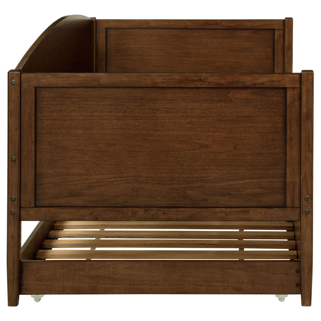 Coaster Furniture 300686 Bozeman Wood Twin Daybed With Trundle Medium Walnut