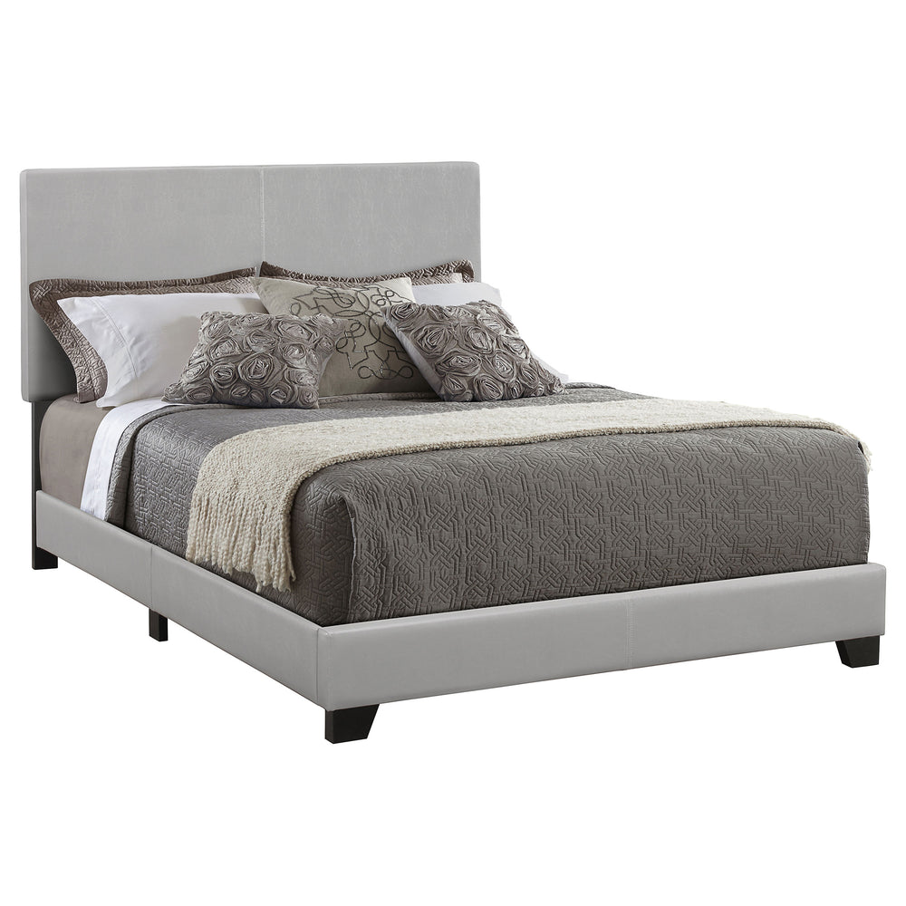 Dorian - Upholstered Queen Panel Bed - Gray