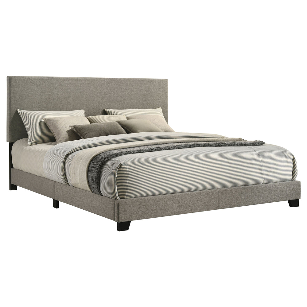 Dorian - Fabric Upholstered California King Panel Bed - Taupe