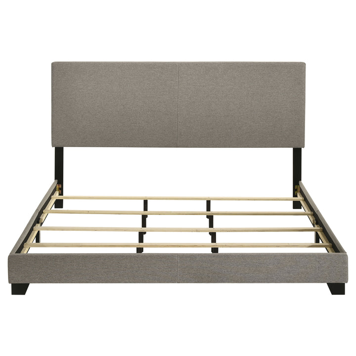 Dorian - Fabric Upholstered California King Panel Bed - Taupe