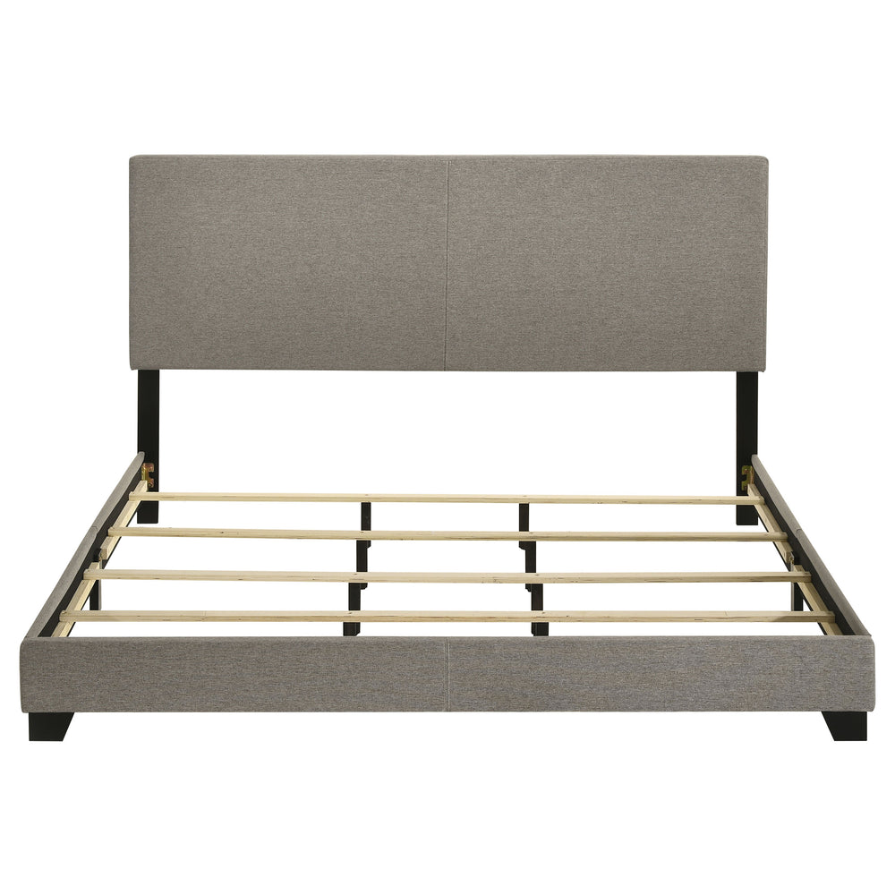 Dorian - Fabric Upholstered California King Panel Bed - Taupe