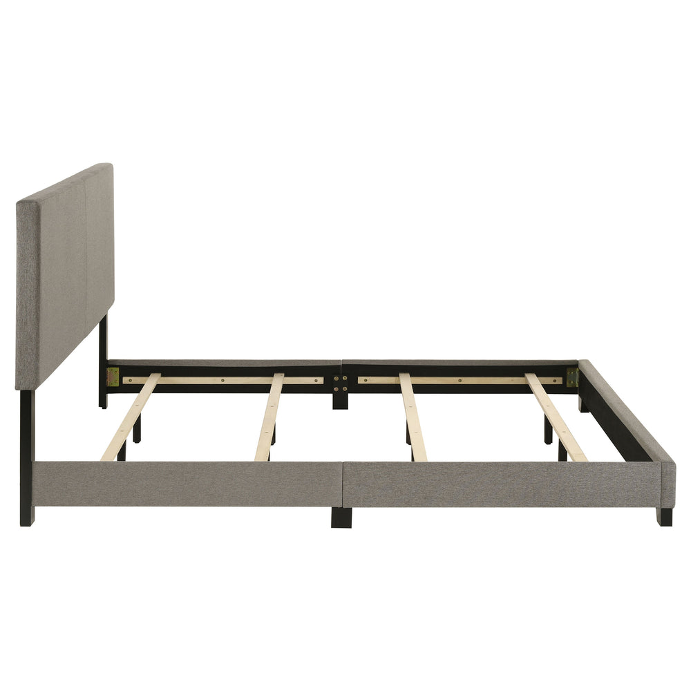 Dorian - Fabric Upholstered California King Panel Bed - Taupe