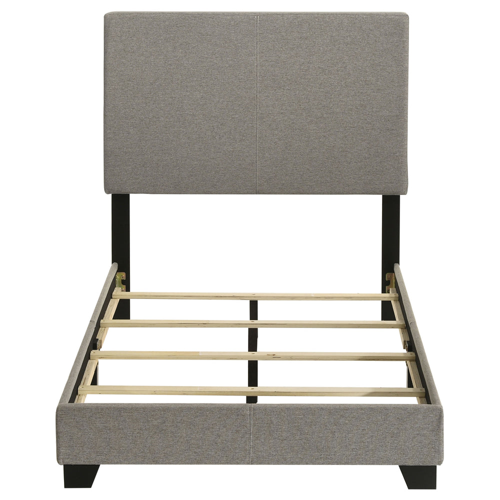 Dorian - Fabric Upholstered Twin Panel Bed - Taupe