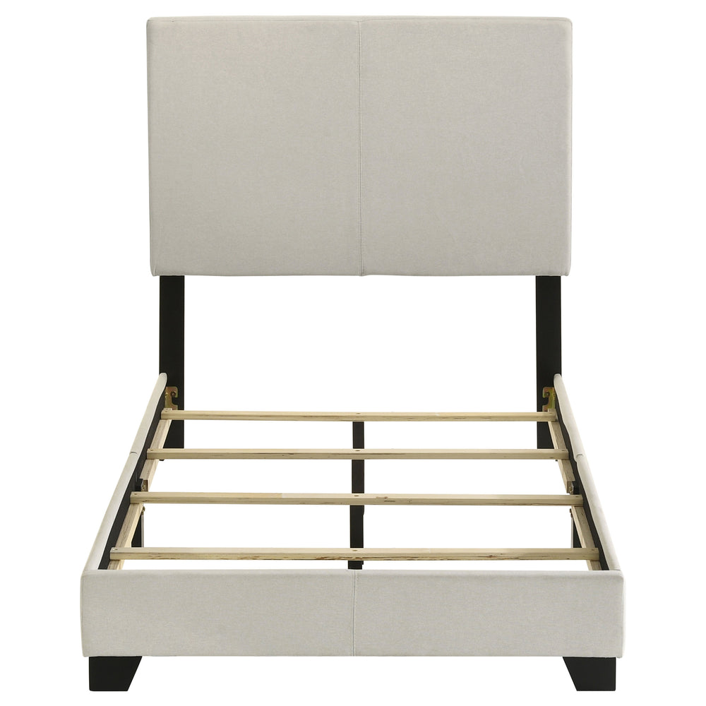 Dorian - Fabric Upholstered Twin Panel Bed - Cream