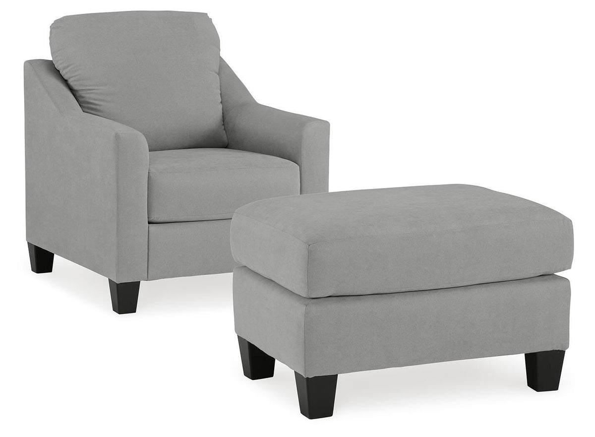 Adlai Chair and Ottoman - Shadow (1)