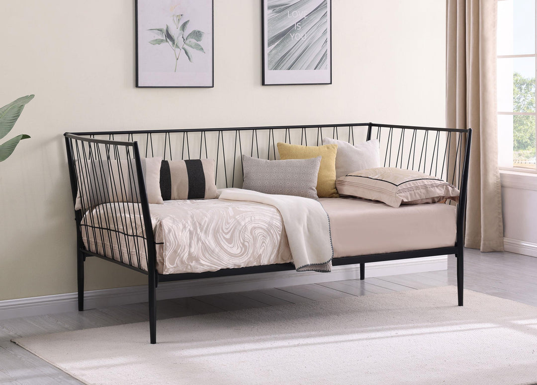 coaster-furniture-301057-richland-metal-twin-daybed-bed-frame-matte-black