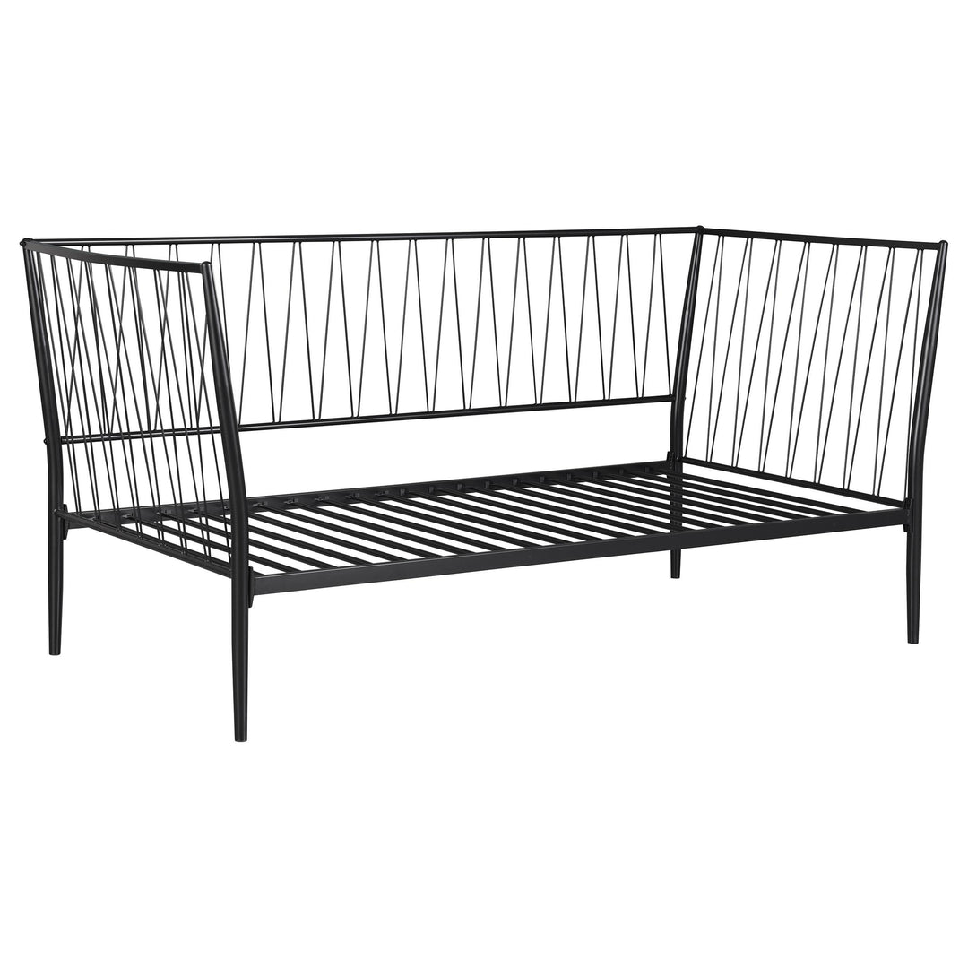 Coaster Furniture 301057 Richland Metal Twin Daybed Bed Frame Matte Black