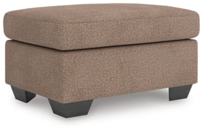 Triston-Peaks Ottoman - Beige - Beige