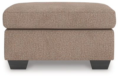 Triston-Peaks Ottoman - Beige