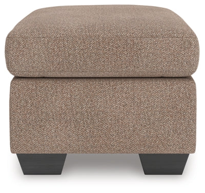 Triston-Peaks Ottoman - Beige