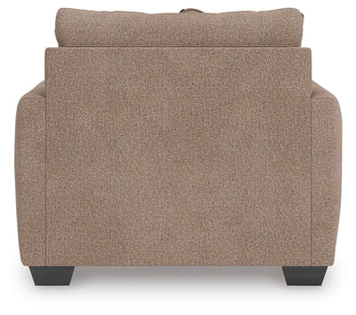 Triston-Peaks Oversized Chair - Beige