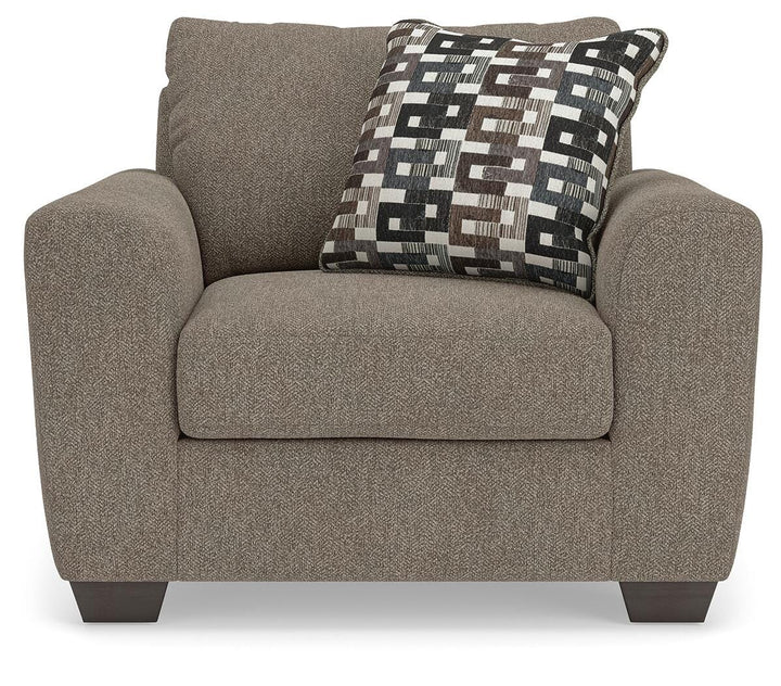 Triston-Peaks Oversized Chair - Beige (3)