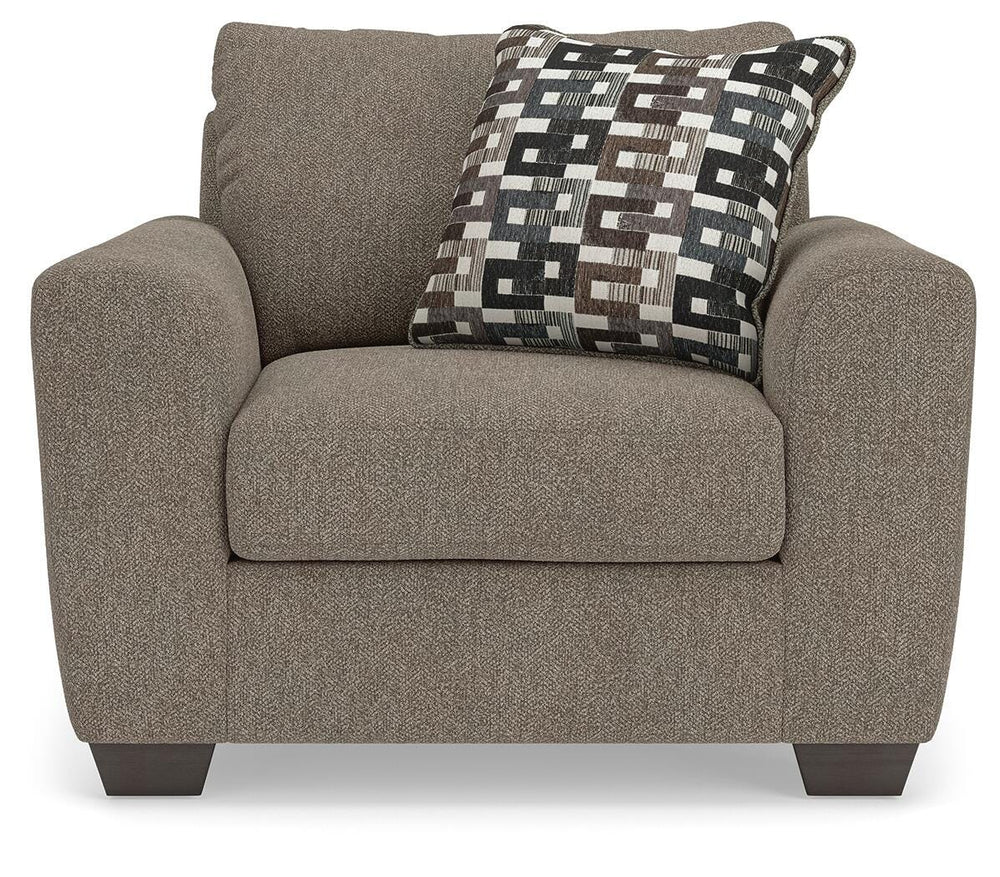 Triston-Peaks Oversized Chair - Beige (3)