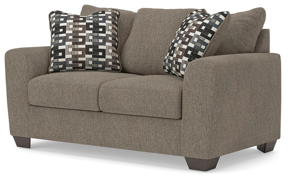 Triston-Peaks Loveseat - Beige (4)