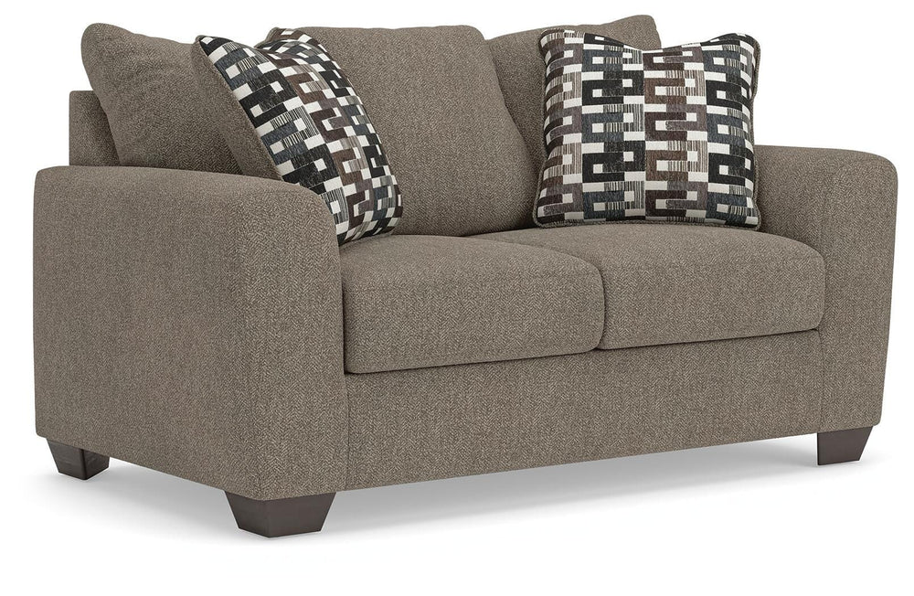 Triston-Peaks Loveseat - Beige (1)