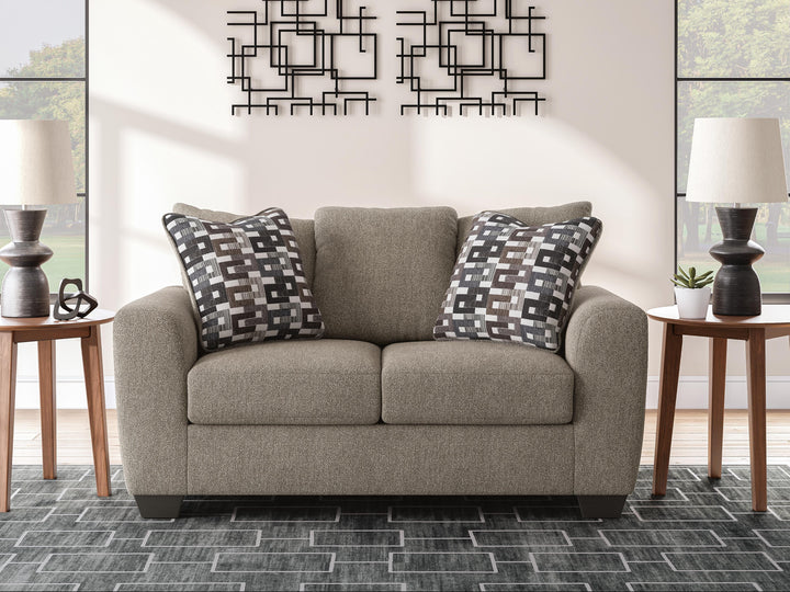 Triston-Peaks Loveseat - Beige (2)