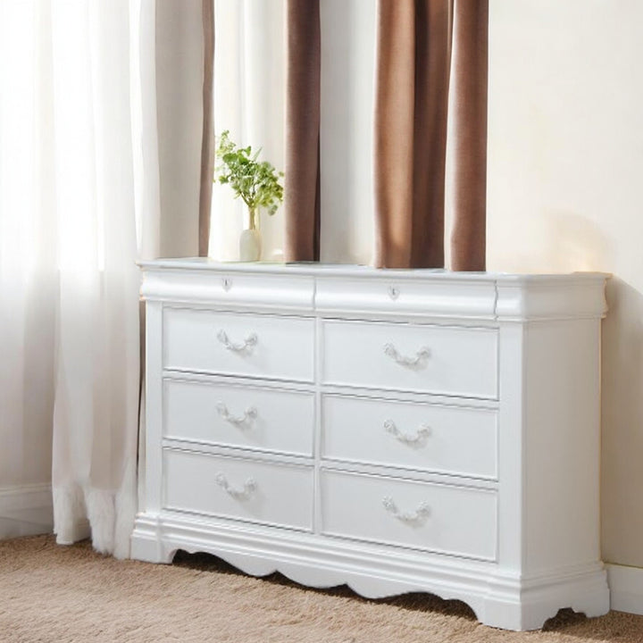 Estrella Dresser in White
