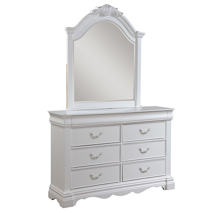 Estrella Dresser in White