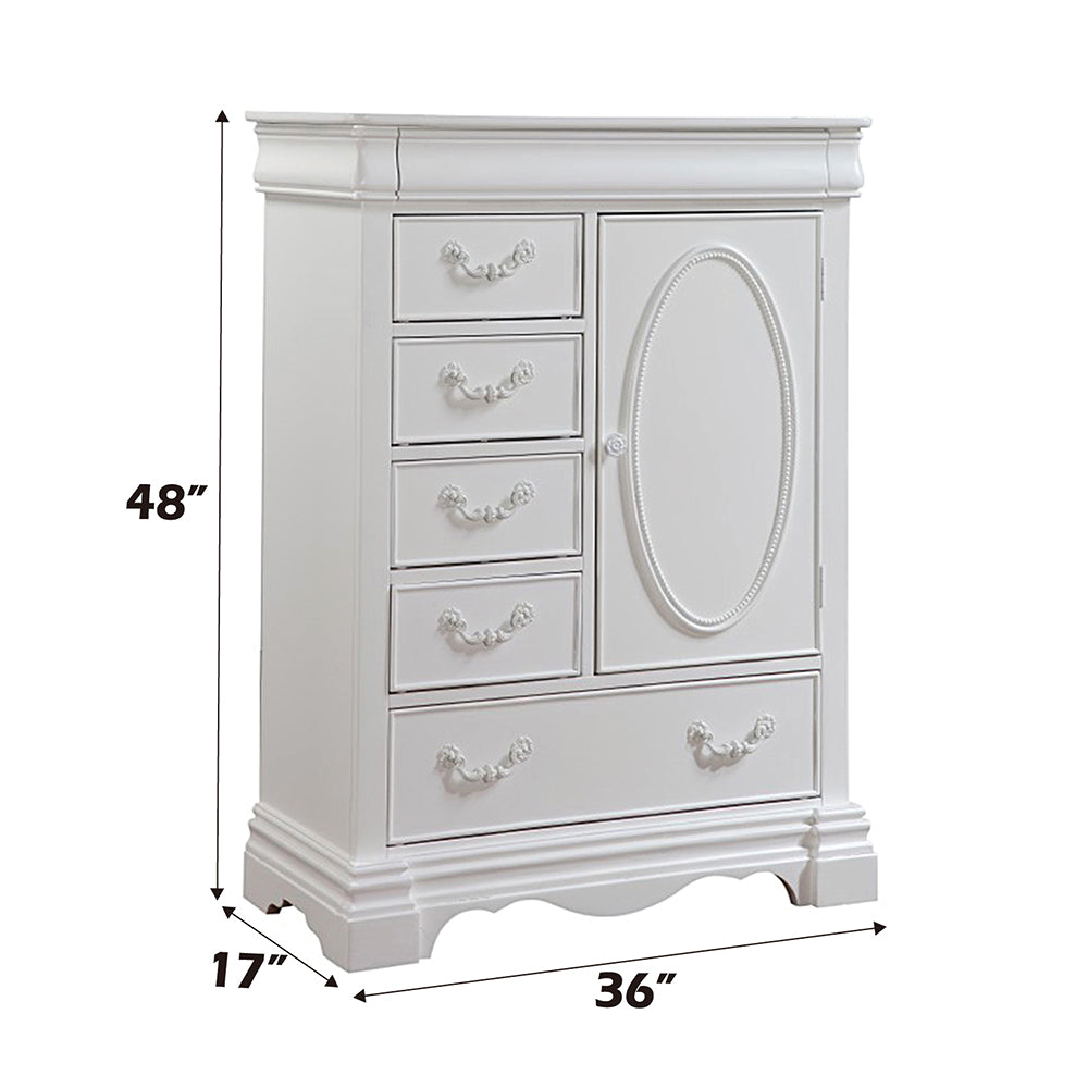 Estrella Chest in White - dimensions