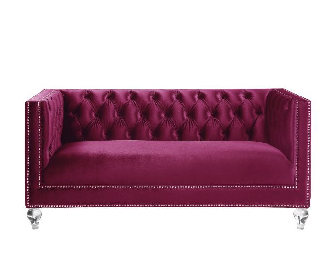 heibero-loveseat-with-2-pillows-same-lv01401-burgundy-velvet
